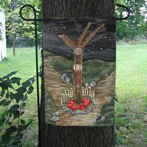 Crossroads of Hecate from The Well Worn Path Garden Flag