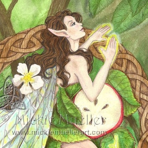 Apple Tree Fairy Print Open Edition Print image 2