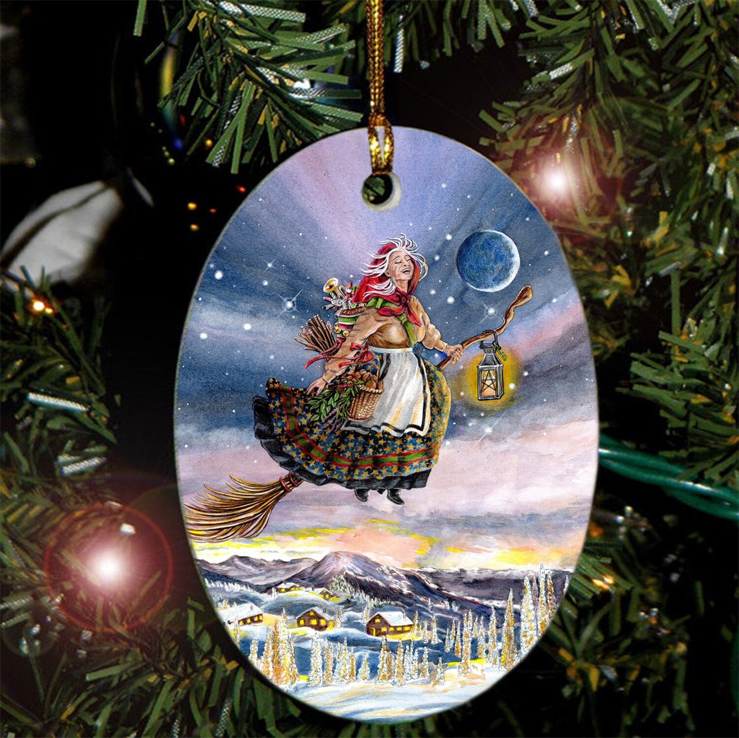 La Befana Yule, Holiday, Christmas Ornament