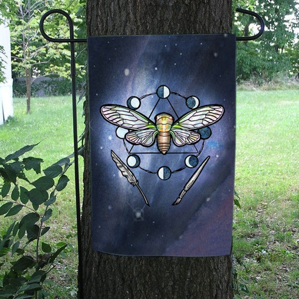 Studio Coven Cicada Garden Flag