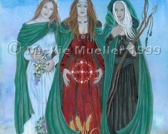 Blessings of the Triple Goddess Print