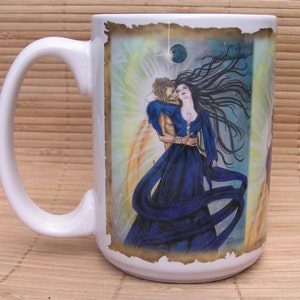Sun God and Moon Goddess 15 oz coffee mug image 3
