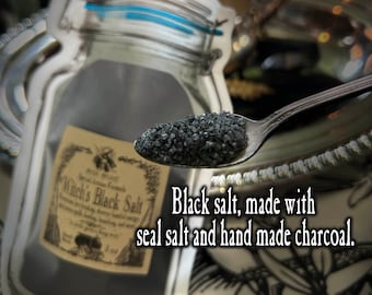 Witch's Black Salt, 3 oz, Artisan Formula, Small Batch