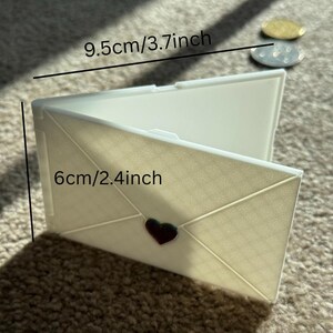 Porta biglietti da visita a forma di busta, espositore per biglietti d'auguri stampati in 3D, espositore per biglietti regalo di San Valentino, porta biglietti per la festa della mamma o del papà