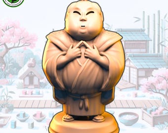 Nampo the Gourmet - Tokaido Traveler - 3d printed resin miniature or upgrade for tokaido board game journey across japan with unique