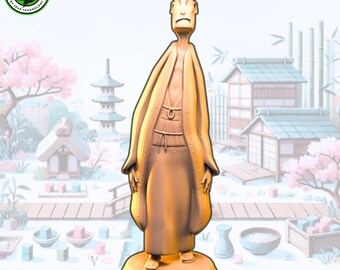 Jirocho the Yakuza - Tokaido Traveler - 3d printed resin miniature or upgrade for tokaido board game journey across japan with unique