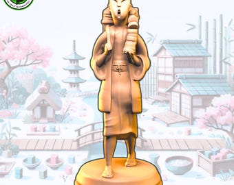 Gotozaemon the Souvenir Seller - Tokaido Traveler - 3d printed resin miniature or upgrade for tokaido board game journey across japan