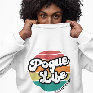 Pogue Life Crewneck Sweatshirt, Outer Banks Apparel, OBX Pogue Life, Outer Banks Sweatshirt, Pogues for Life Hoodie, OBX Merchandise