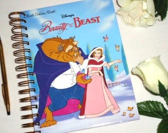 2026 - 2027  12 Month Academic Calendar / Planner Little Golden Disney Beauty and the Beast  Agenda / Diary / Journal  / Great Gift !!