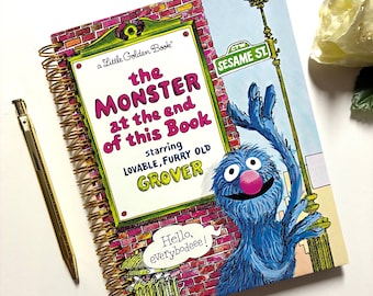 2026 - 2027 12 Month Academic Calendar /Planner Little Golden Book The Monster At The End Of This Book Planner /Journal Book Pages Included