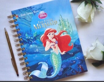2026 - 2027  12 Month Academic Calendar / Planner Little Golden Disney The Little Mermaid  Agenda / Diary / Journal  / Great Gift !!