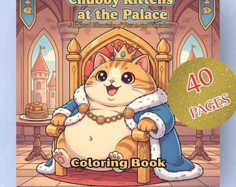 Adorable Kawaii Coloring Book | 40 Cute and Relaxing Coloring Pages for Adults and Kids | Downloadable PDF