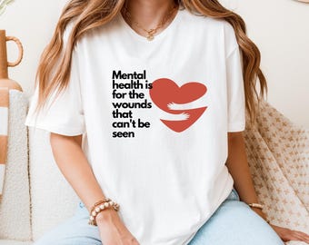 Mental Health Awareness T-Shirt, Softstyle Cotton Tee, Unisex