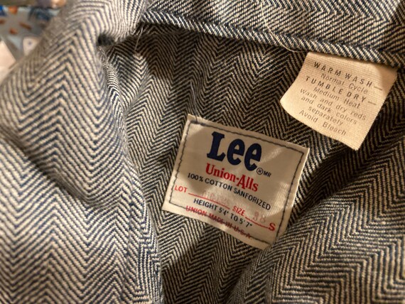 Vintage Lee Union-alls Size 38 S Like New Herringbone Stripe - Etsy
