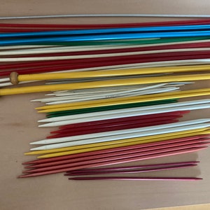 60 Knitting Needles Some Vintage Various Sizes