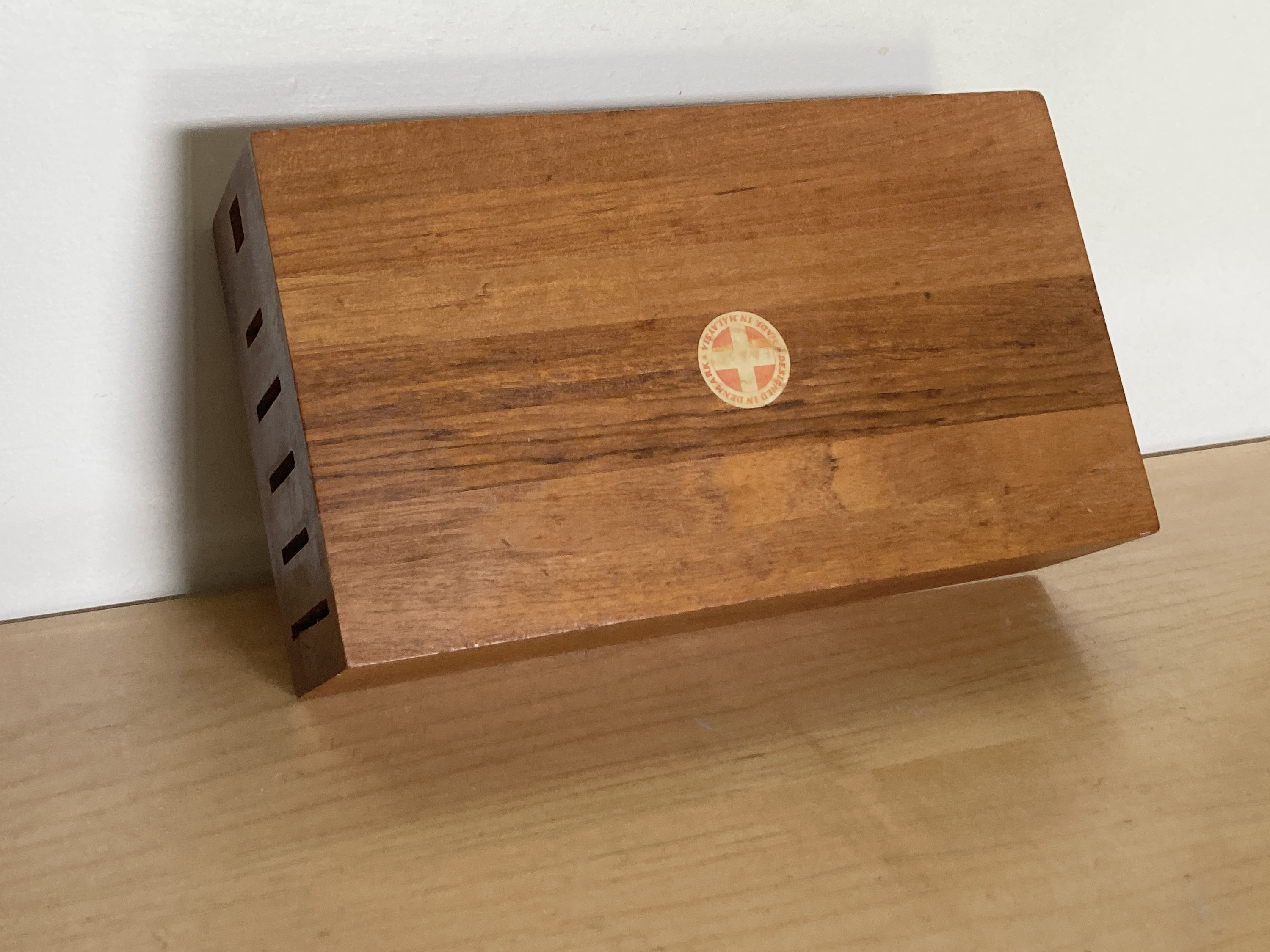 Teak Knife Blocks Teak Knife Blocks
