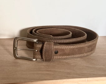 Vtg Carhartt Size 44 Leather Belt