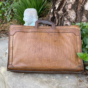 Schlesinger Leather Briefcase - Etsy