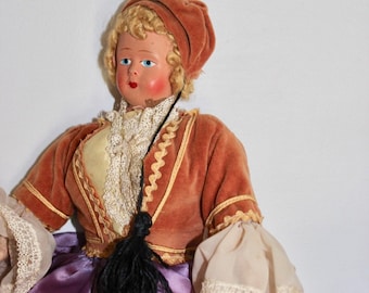 Vintage Blonde Greek Renaissance Costume Doll
