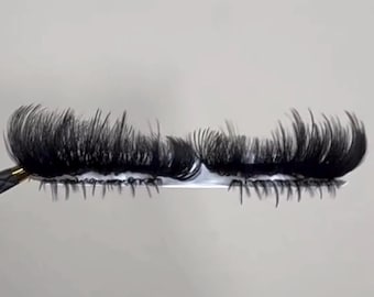 Aangepaste wimperverlengingsstrip | Volume wimperstrip | Piekerige CatEye-wimperstrip