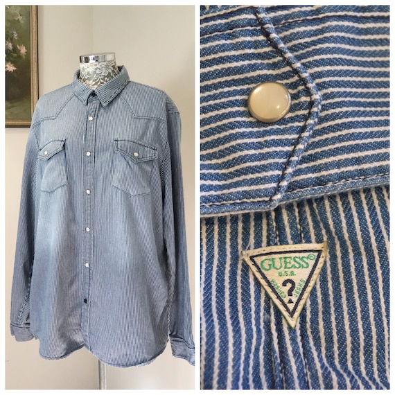 guess jeans mens shirt