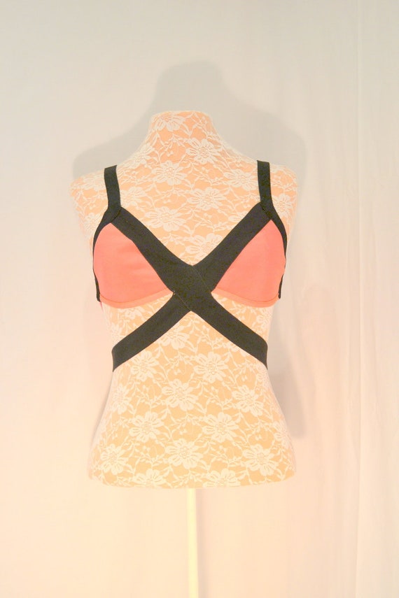 AUTHENTIC Herve Leger Color Block Mazzy sz SM Bra
