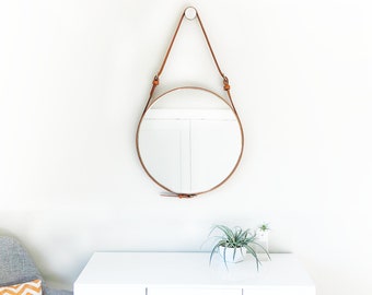 Leather Strapped Modern Mirrors And By Notoriousbadger