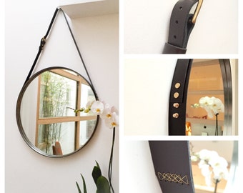 Leather Strapped Modern Mirrors And By Notoriousbadger