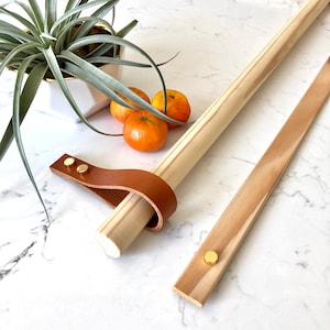 NOBI Paper Roll Holder - 12&quot; 18&quot; 20&quot; Paper Dispenser, Note pad, Studio, Paper pad, Cafe Display, Grocery List Pad, Note Board