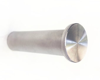 MODERN Wall hooks - stainless steel • gold and silver metal modern wall peg, knob, towel hook, wall hook, modern knob, bathroom hook