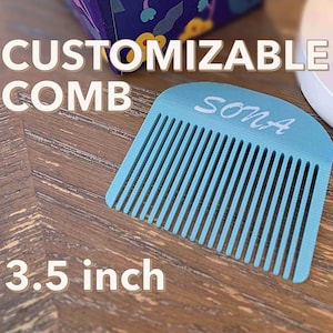Personalized Comb 3D Printed