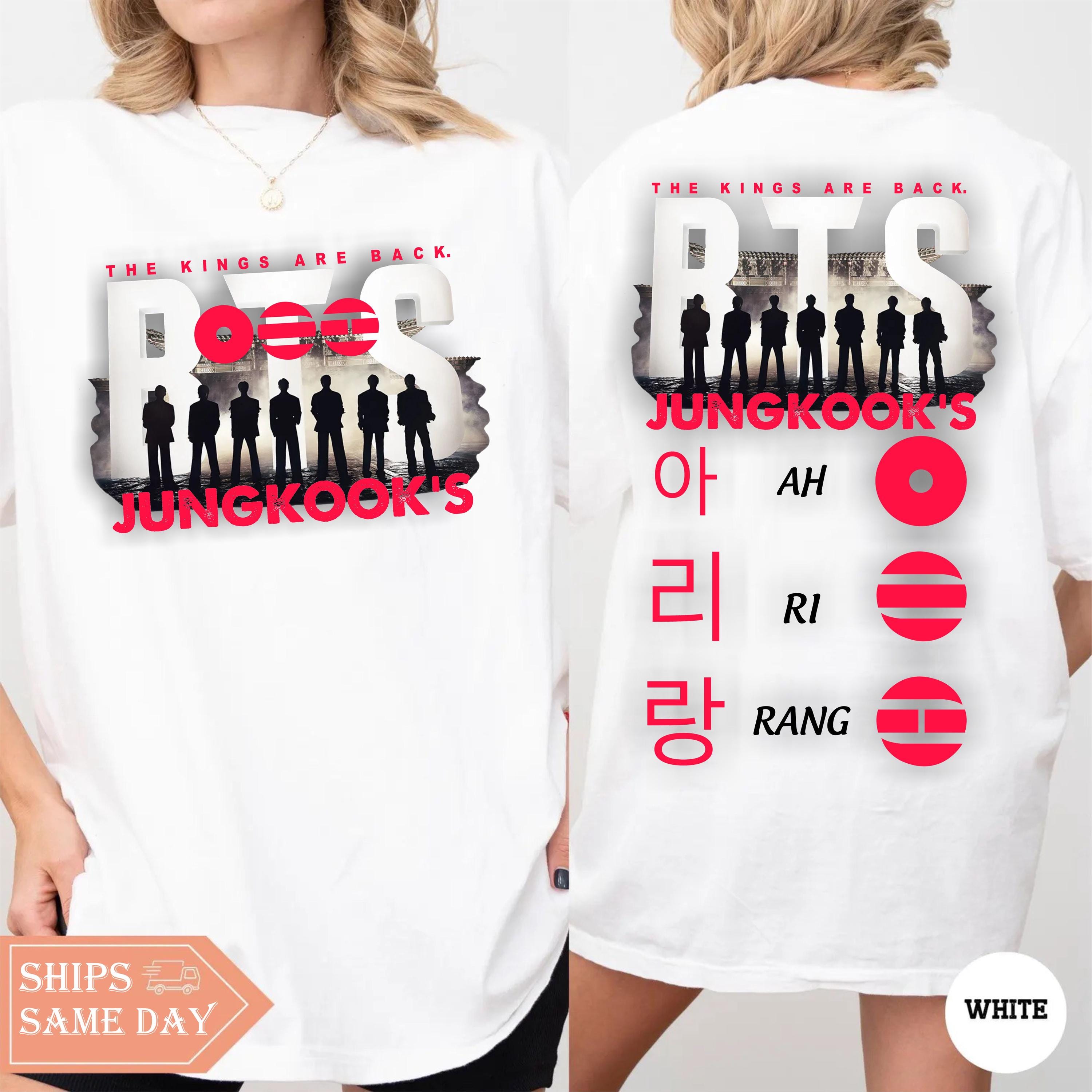 Discover BTS Arirang T Shirt, Tracklist The Kings Are Back Shirt, Bangtan 2026 Album Songs Concert Tee