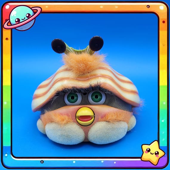 ★Akko　shelby furby Working Shelby Furby English Speaking Melon Ball Interactive