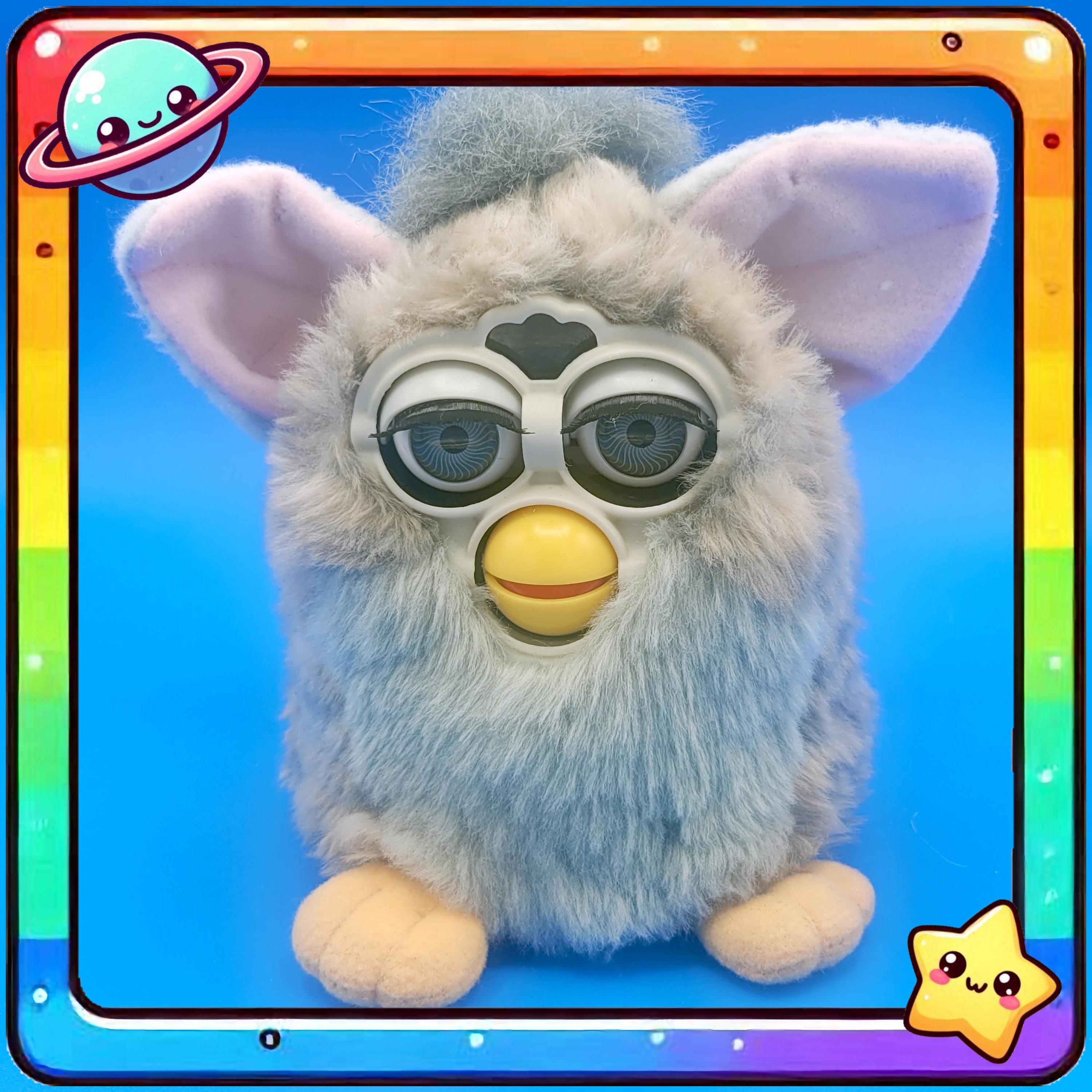 Vintage Furby Grey Wolf Original 90s Talking Toy - Etsy