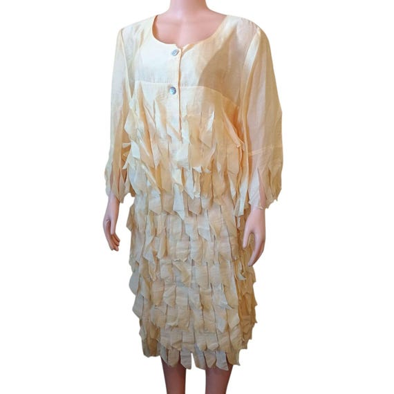 easter dress designer Vintage Chanel Jacket Redesigned Into Matching Easter Dresses