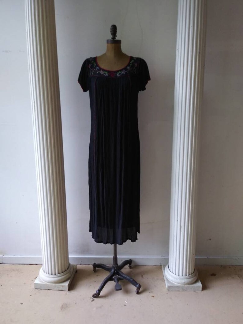 Vintage maxi by Magic sixties inspired hippie summer dress large