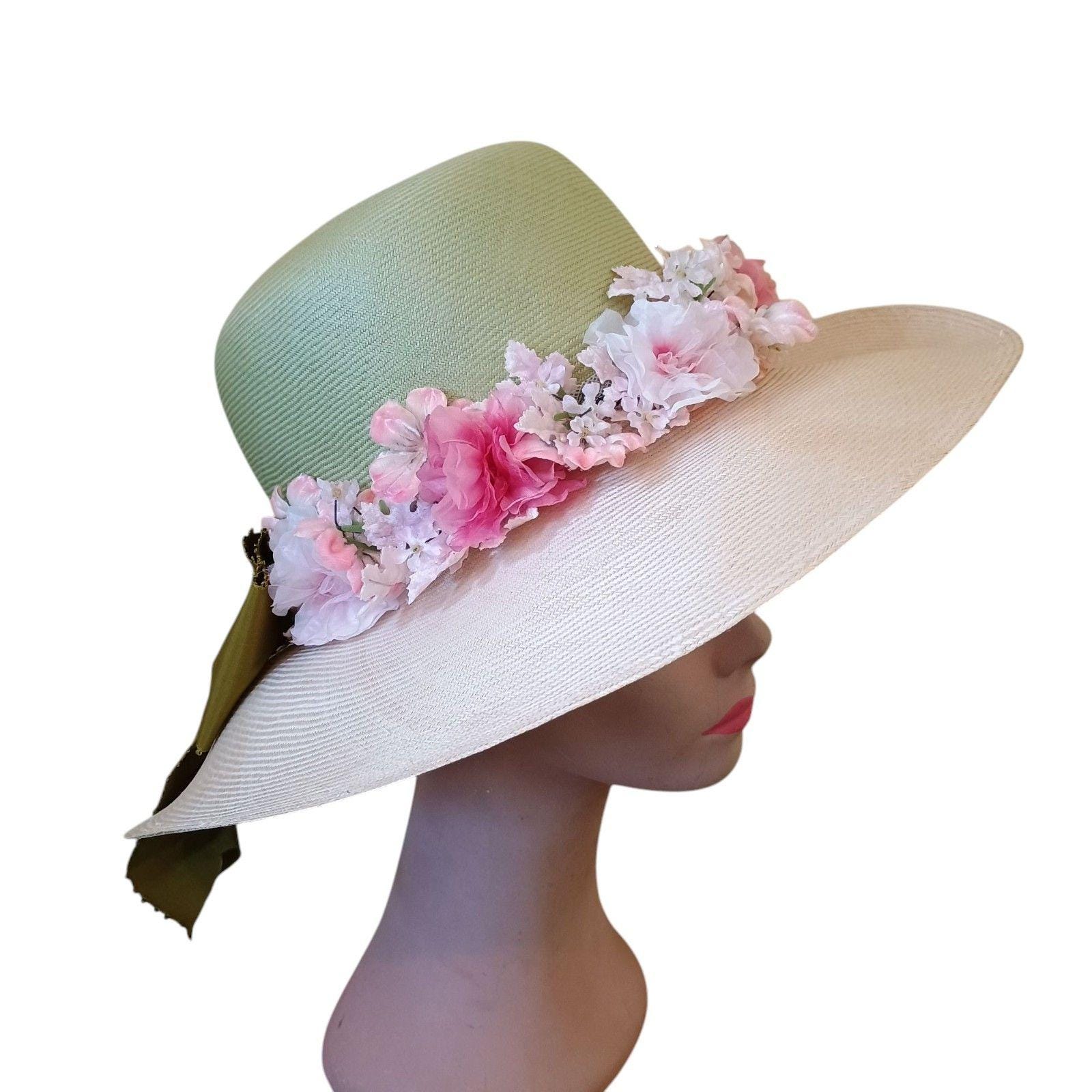 Vintage 1950s 1960s Cocktail Hat Dead Stock Pink Roses Flowers Midcentury NWT 50s Pink Rose Hat - Etsy main image 4