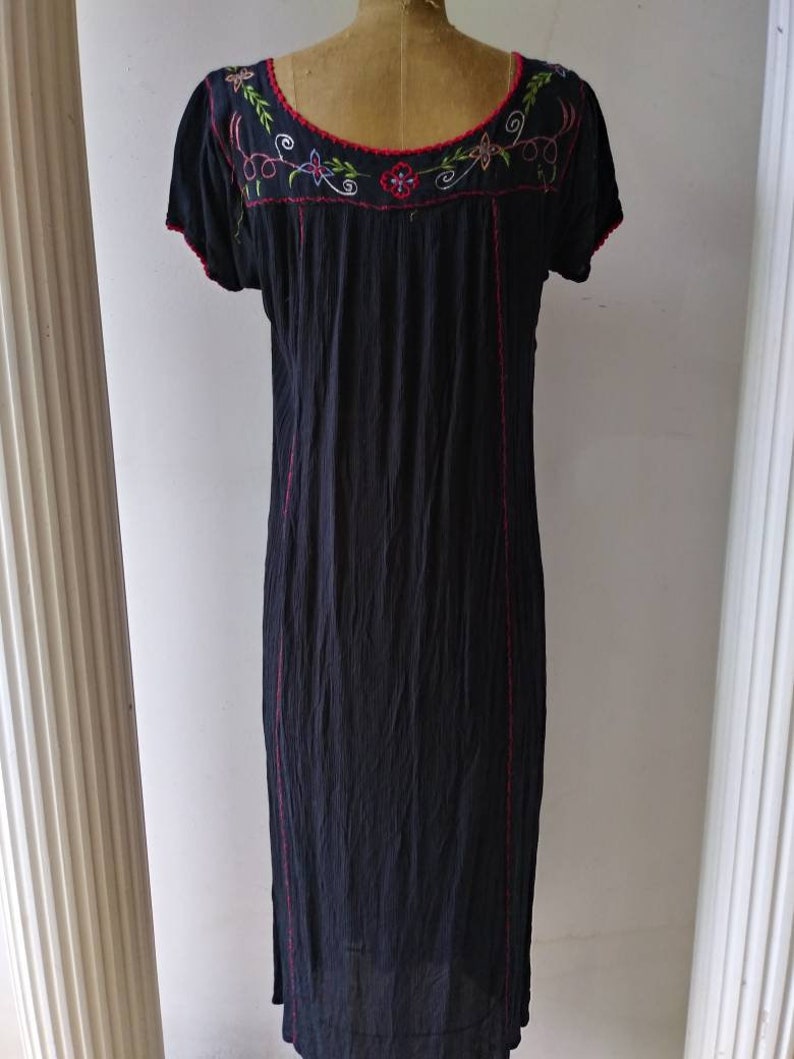 Vintage maxi by Magic sixties inspired hippie summer dress large