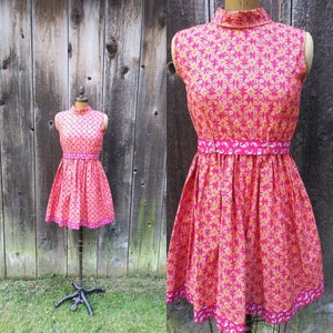 Vintage 1990&#39;s Batik Keris dress / 90&#39;s does 50&#39;s dress / large / 33 waist