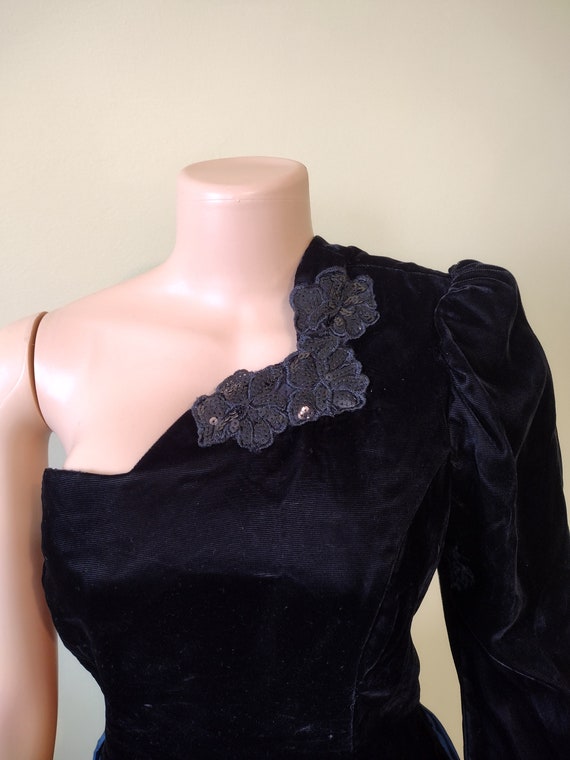 Vintage 1980's Jessica McClintock Gunne Sax one s… - image 3