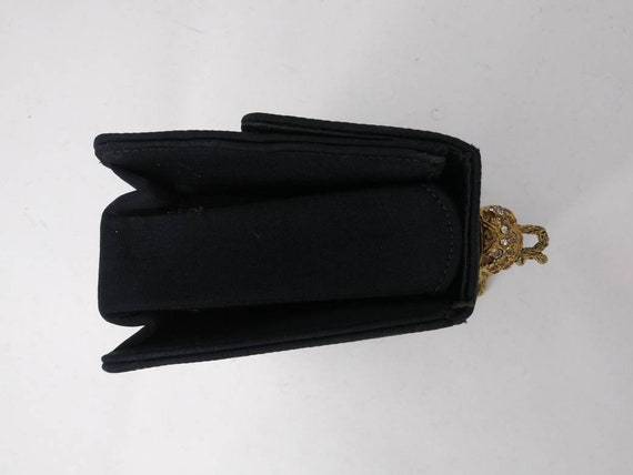 Vintage 1950’s black Magda Makkay purse / fifties… - image 6