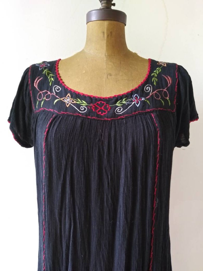 Vintage maxi by Magic sixties inspired hippie summer dress large