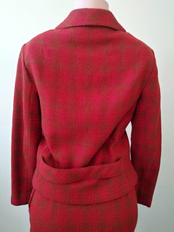 Vintage 1950's Mario Forte plaid suit / fifties S… - image 9