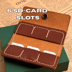 SD Card Memory Card Holder | presente para fotógrafo, acessório de câmera, acessório de fotografia, acessório organizador de câmera