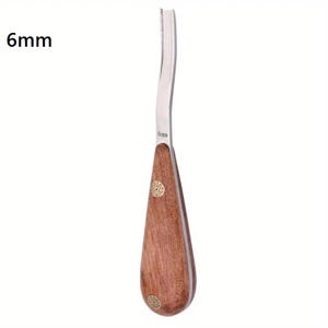 Leather Edge Beveler Tool | Skiving Knife for Leathercraft | Edge Grooving & Thinning Tool, DIY Leather Working Supplies 6mm