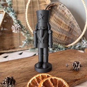 STL 3D print file nutcracker scalable Russian Christmas Scandinavian retro boho 3D print file winter Christmas decoration simple elegant