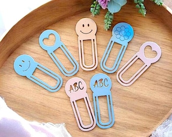 STL 3D Druck Datei Lesezeichen 4er Set Geschenkidee für Kinder Schulkind Einschulung 3D-Druck Datei