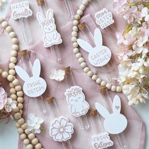 STL 3D print file: 10 designs in 3 sizes. Easter-themed wish-granting gifts for test tubes, money gifts, Easter bunny, rabbit. 3D print file.