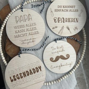 SVG Datei Holzscheiben Opa Papa Werkzeug Männer Geschenkidee für Vatertag Legendaddy Einzigbartig Paparieren Laserdatei Männergeschenk Vater