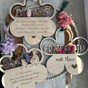 6 Designs Blumen zum Aufhängen und füllen mit Blumen oder Geld Hochzeit Muttertag Freundschaft Mama Oma Danke SVG Laserdatei Lasercut